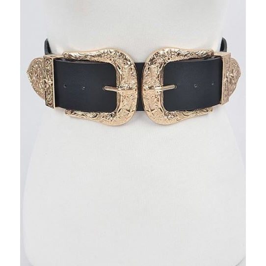 Two Size Buckles Curvy Size Belt