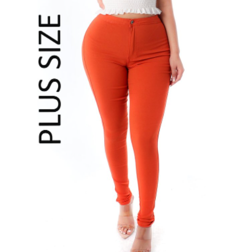 High Waist Curvy Diva Jegging Pants