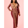 Ella Stripe Pattern Jumpsuit