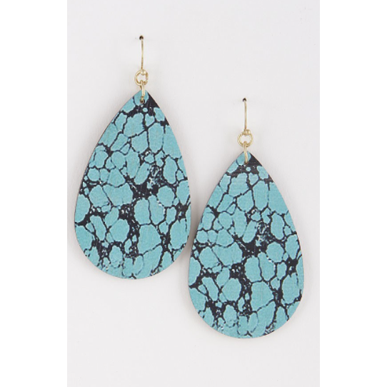Teardrop Western Earrings