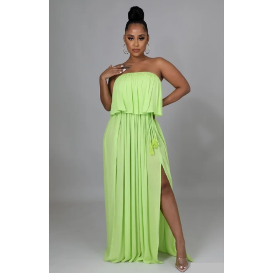 Vacation Ready Strapless Dress