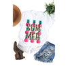 Summer Leopard Pink Pineapple Graphic Tee